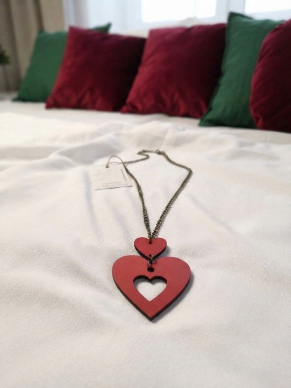 Producto - Collar Corazón / Rojo Fuego - 1