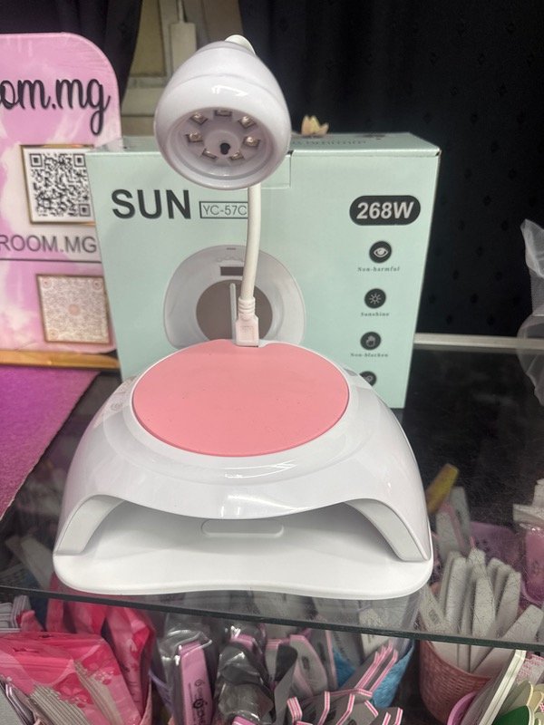 Producto - Cabina SUN YC-57C 268 w con lampara para soft gel