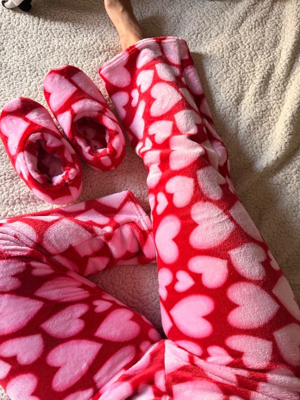 Producto - Pantalón POLAR CORAZONES - 1