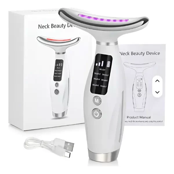 Producto - FIM039 MASAJEADOR FACIAL TECNOLOGIA 7 MODOS REDUCTOR DE LEONTECS