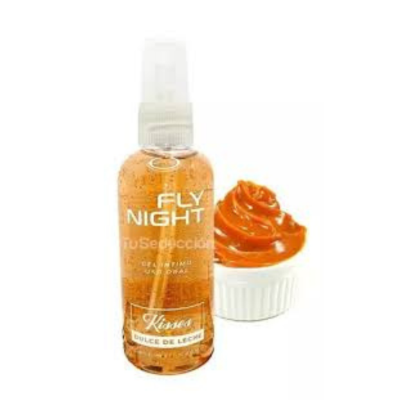 Producto - Gel Lubricante comestible Kisses Fly Night sabor a Dulce de leche 100ml