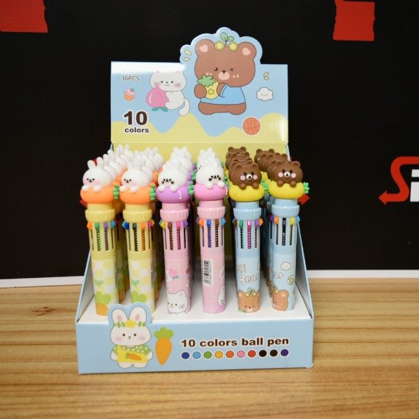 Producto - LAPICERA FANTASIA 10 COLORES 53940