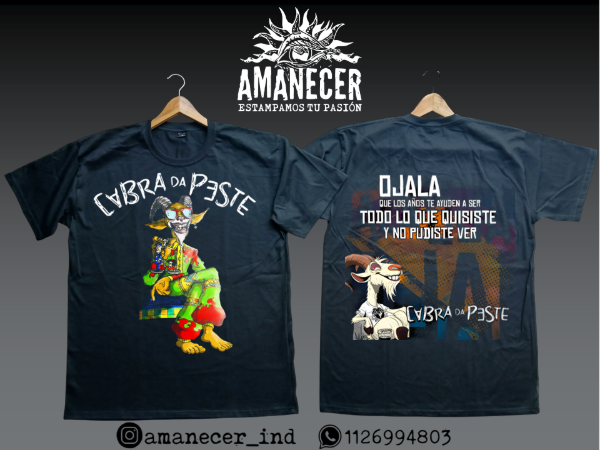 Producto - Remera Cabra Da Peste Ojala que los años