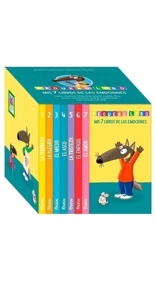 Producto - Pequeño lobo mis siete libros de las emociones