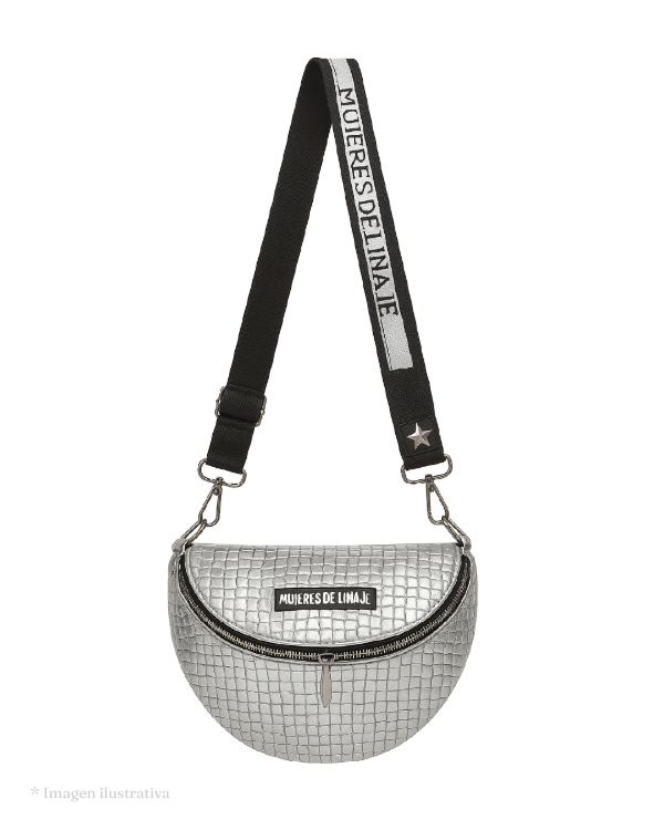 Producto - Riñonera Lola - Craquelada Silver