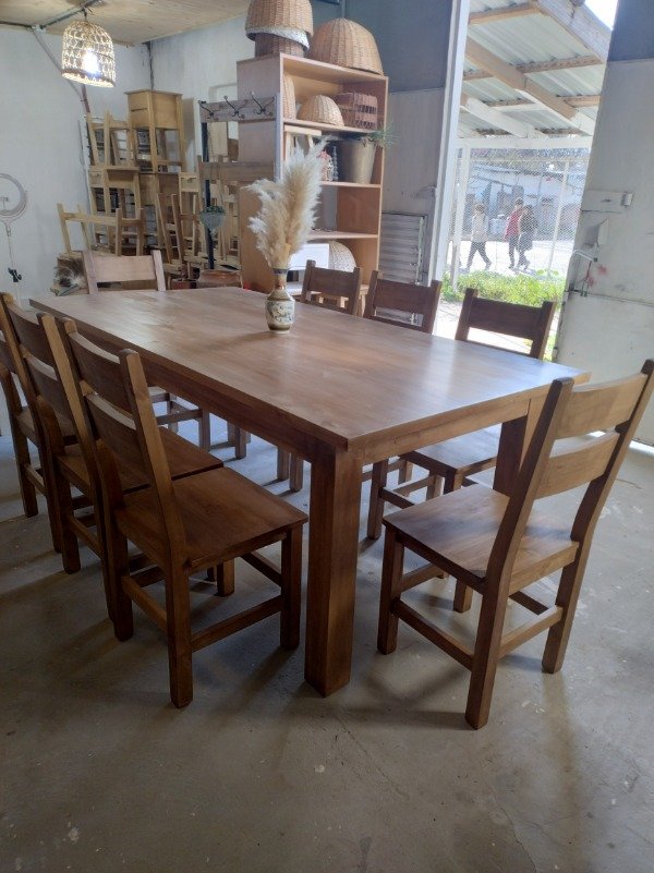 Producto - Mesa de comedor Alamo símil petiribi