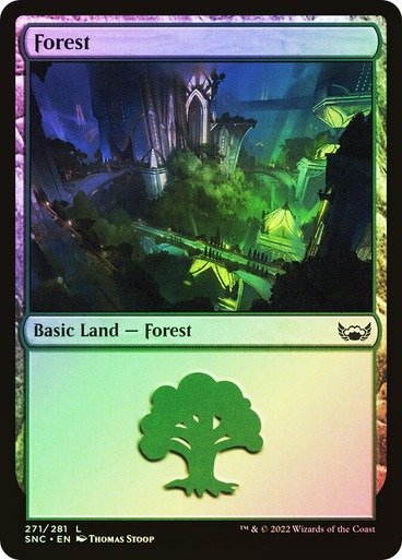 Producto - Forest 271 Foil  Streets of New Capenna