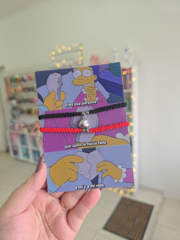 Producto - Pulsera compartida corazón con imán