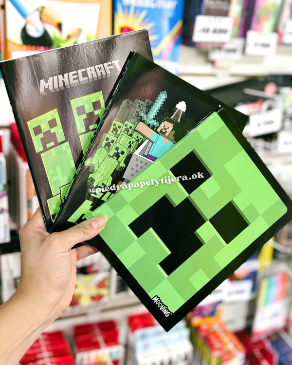Producto - Cuaderno mooving  Minecraft