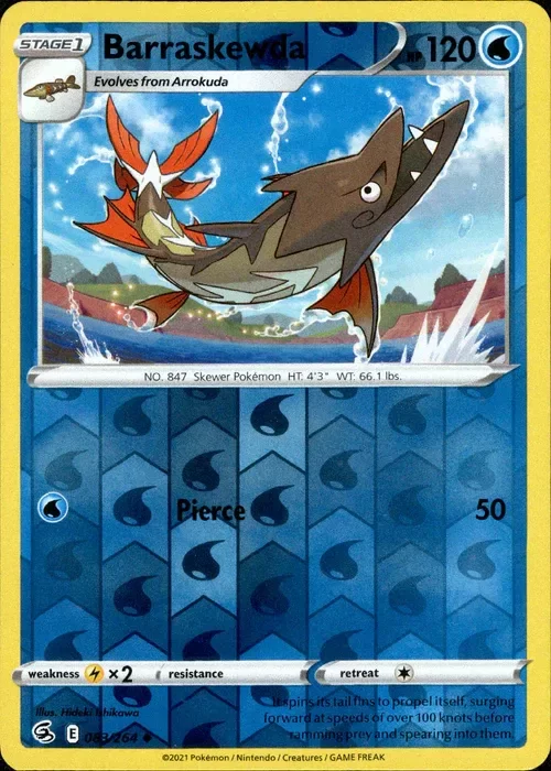 Producto - Barraskewda - 083/264 - Fusion Strike - Reverse Holo