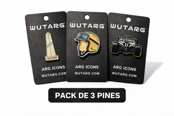 Producto - Pack 3 Pines Metalicos Argentina Futbol Mate Obelisco Campeones