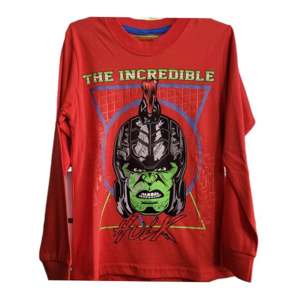 Producto - REMERA MANGA LARGA INFANTIL HULK T.8
