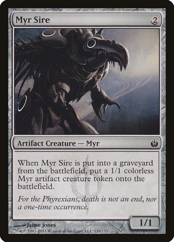 Producto - Myr Sire  Mirrodin Besieged