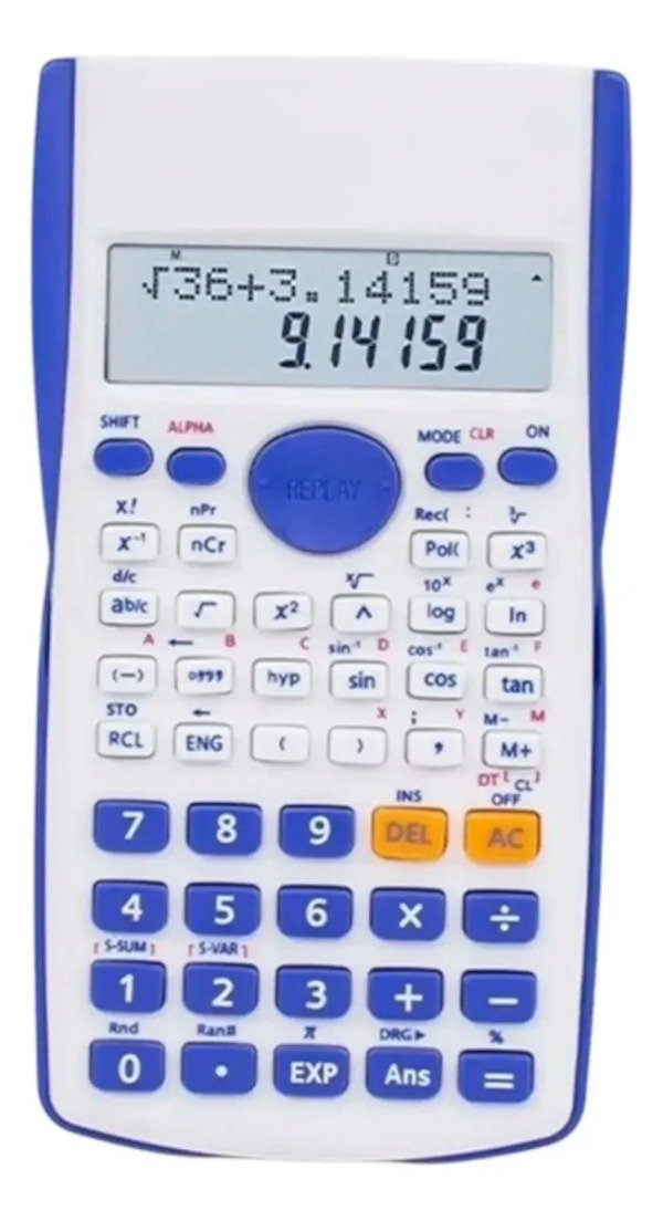 Producto - Calculadora Científica KENKO 10+2 Digitos kk 82ms AZUL - 2