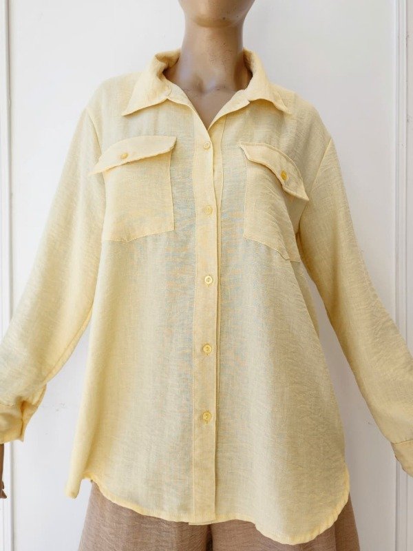 Producto - Camisa Bolsillo Tapa Lino Maui (Art. 5820)