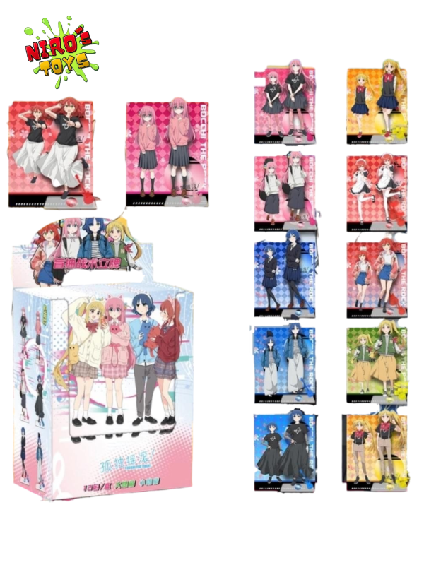 Producto - Figuras de acrílico set x12 (Grande) - Figura Bocchi The Rock - Nirostoys