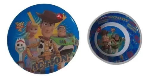 Producto - Toy Story Set De Plato Playo + Bowl