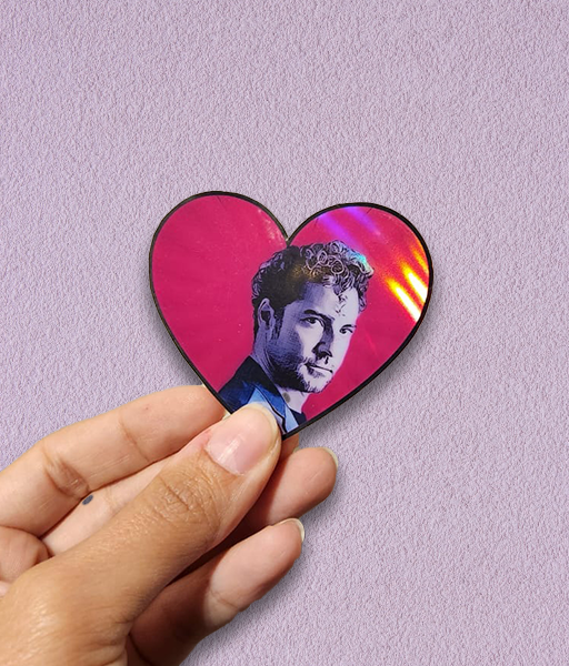 Producto - STICKER HOLOGRÁFICO - DAVID BISBAL - Corazón