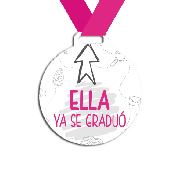 Producto - Medalla Plastica Personalizada Egresados #2