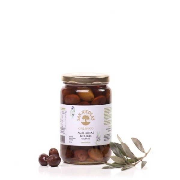 Producto - Aceitunas Negras Gigantes Orgánicas x 500g - San Nicolás