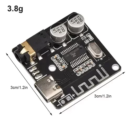 Producto - Modulo Receptor Bluetooth 5.0 Vhm314 Usb C 5v Stereo Mp3