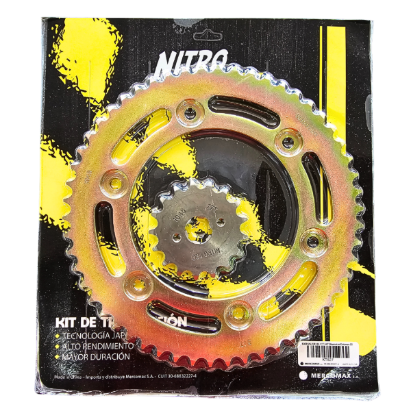 Producto - MOT- KIT CORONA Y PIÑON NITRO NXR125/ XR125