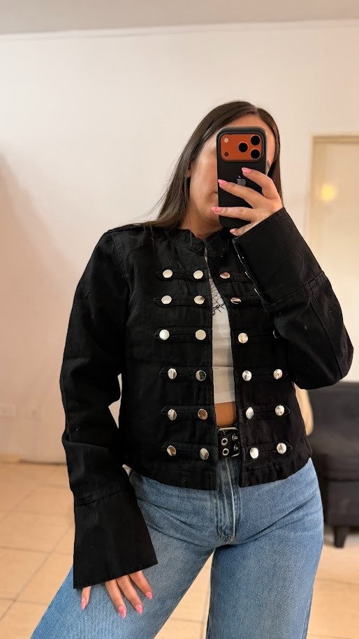 Producto - CAMPERA NAPOLEON NEGRA - 2