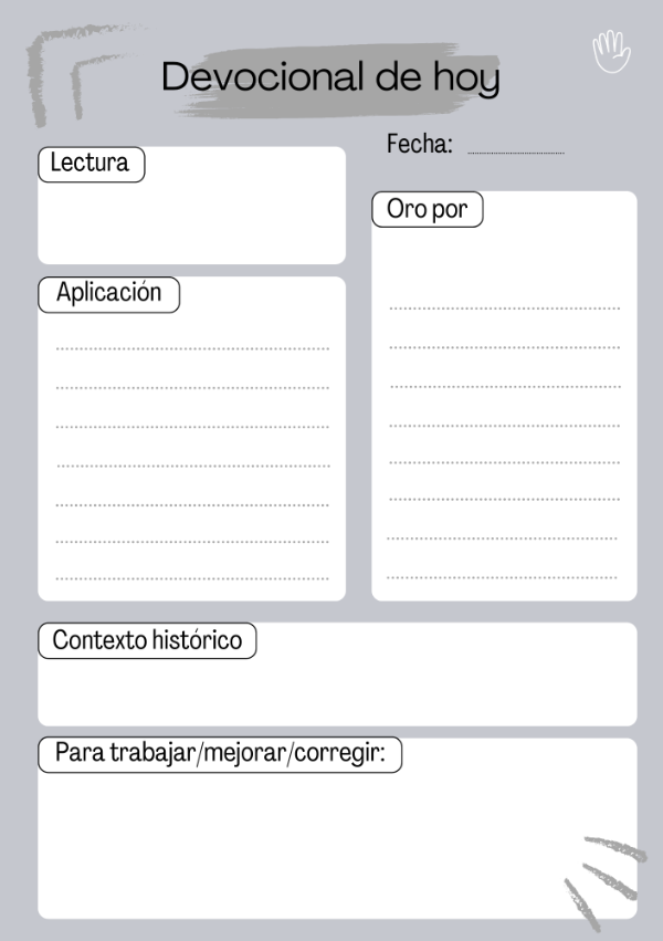 Producto - Devocional diario