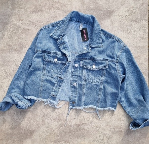 Producto - Campera oversize celeste