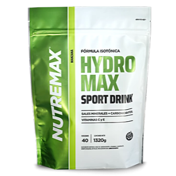 Producto - Hydromax Sport Drink Doypack - 1320 gr - Rinde 40 serv - Manzana
