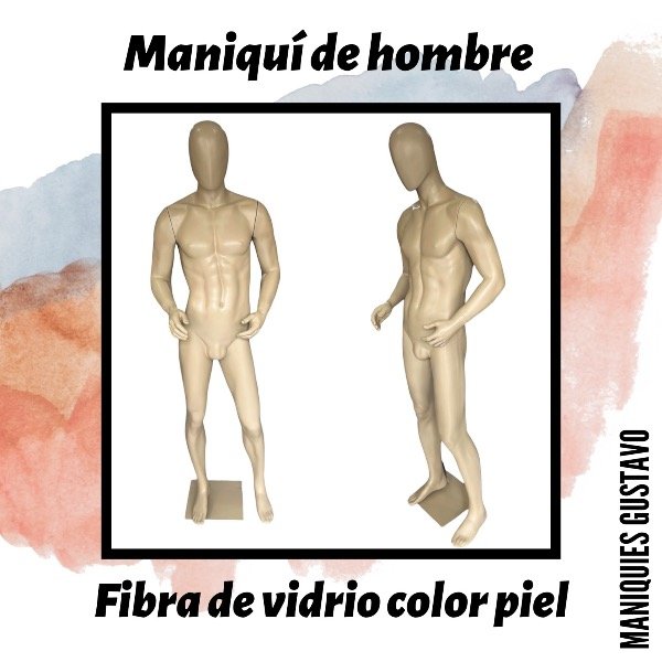 Producto - Maniquí hombre fibra de vidrio modelo Nick