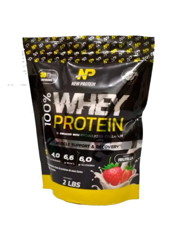 Producto - Whey Protein 1 Kg New Protein Con Colágeno Hidrolizado - 1
