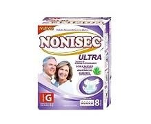 Producto - NONISEC PAÑAL ANATOMICO ELASTIZADO ULTRA GDE X 8