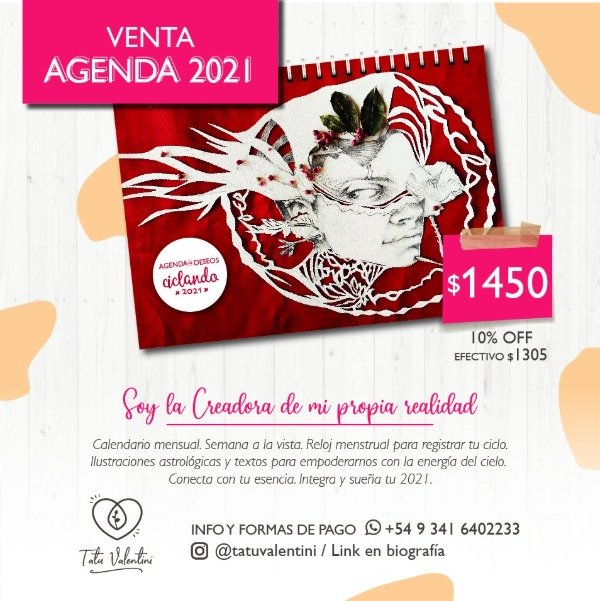 Producto - Ciclando 2021- Agenda de Deseos