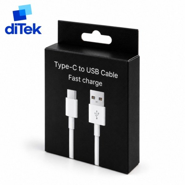 Producto - Cable De Datos USB AA Tipo C Blanco - 0