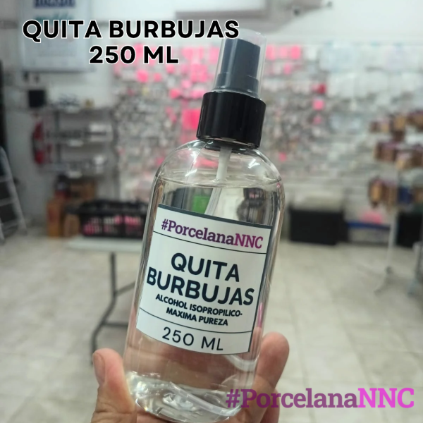 Producto - Quita burbujas alcohol Isopropílico 250ML
