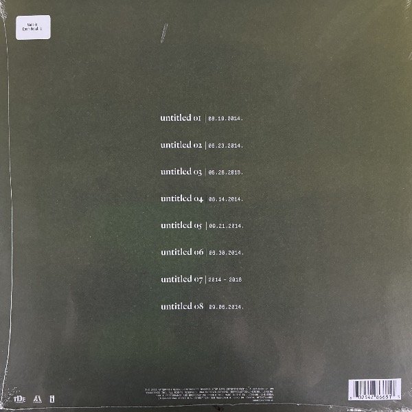 Producto - LP KENDRICK LAMAR Untitled Unmastered IMPORTADO - 1