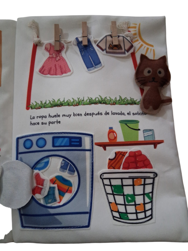 Producto - Libro Sensorial " Mi Casita " - 4