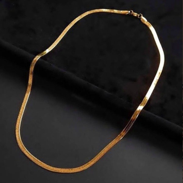 Producto - Cadena 70 Lomo serpiente dorada mediana - 5