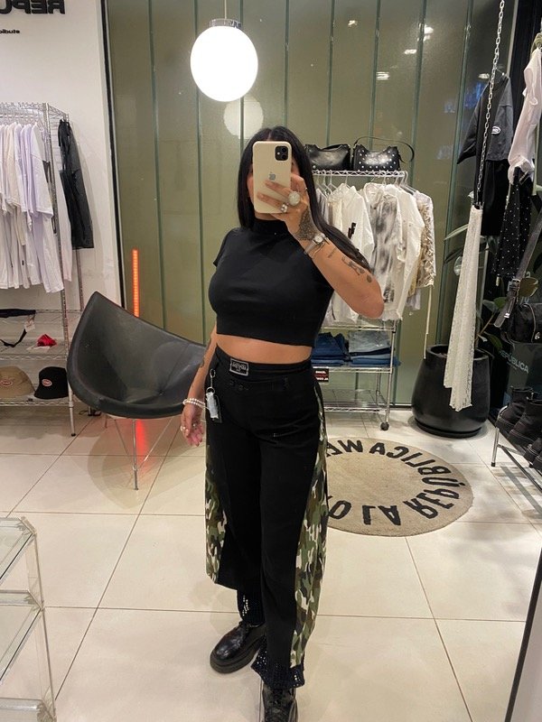 Producto - Panta negro + camuflado