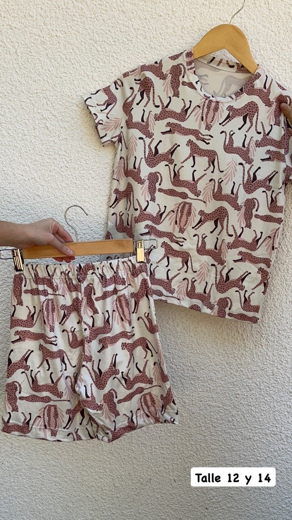 Producto - Pijama Leopardo rosa
