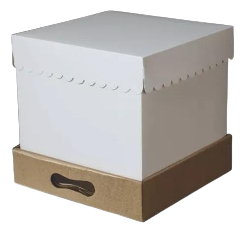 Producto - Caja de cartulina para torta 25x25x25