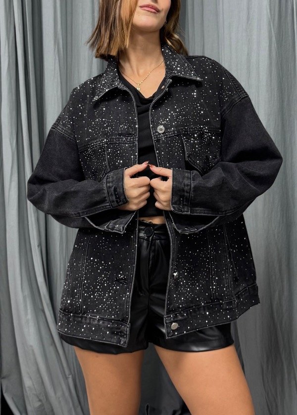 Producto - Campera Over Brillos