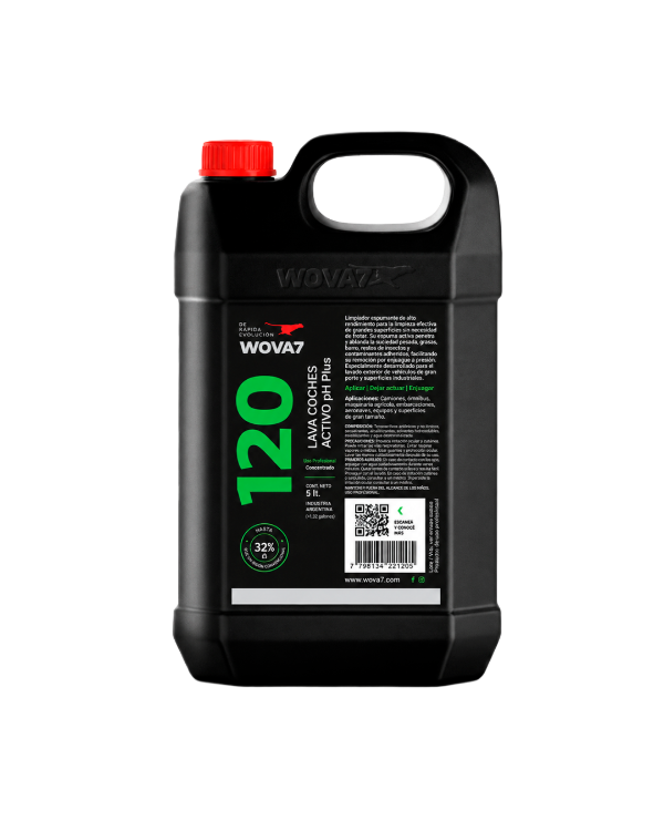 Producto - 120 Lavacoches Activo PH Plus 5 Lts