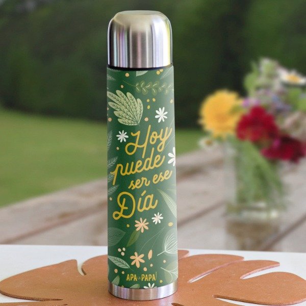 Producto - Termo de acero 1litro Verde