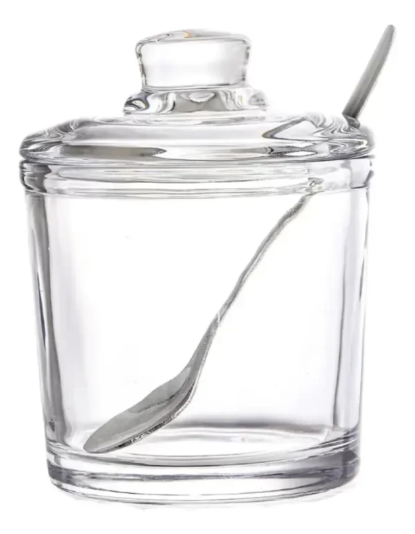 Producto - Quesera Azucarera de acrilico con cuchara