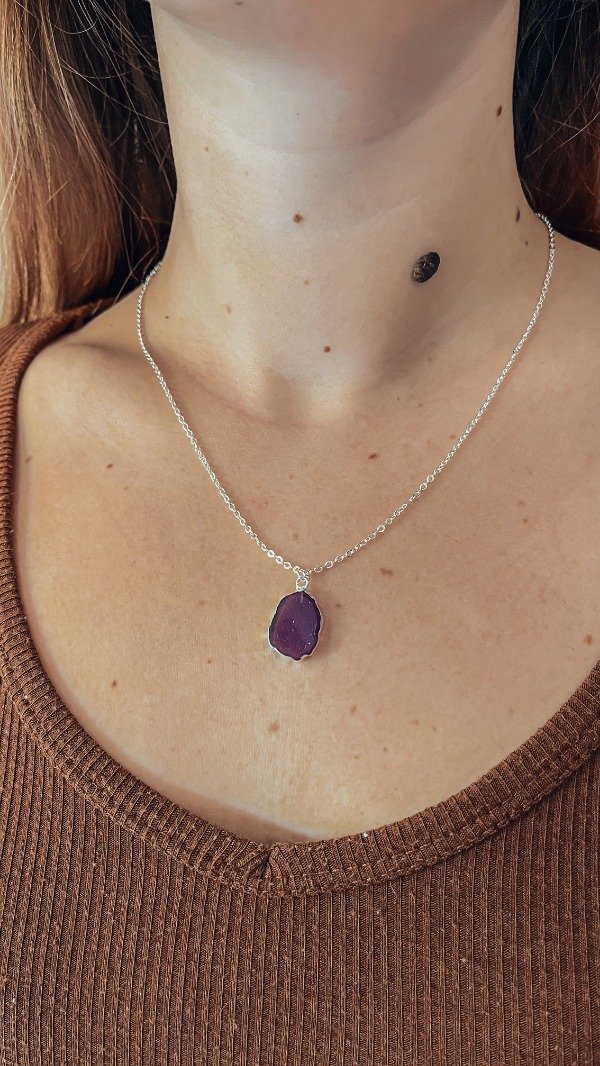 Producto - Collar Aura Violeta