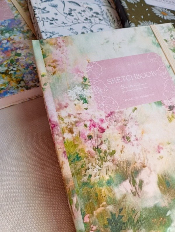 Producto - Cuaderno A5 jardín rosa - 1
