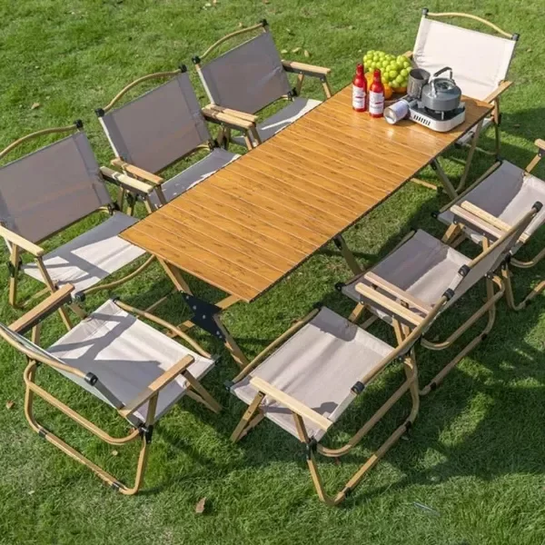 Producto - Silla Reposera Plegable Camping Playa Con Bandeja Hast160kg - 4
