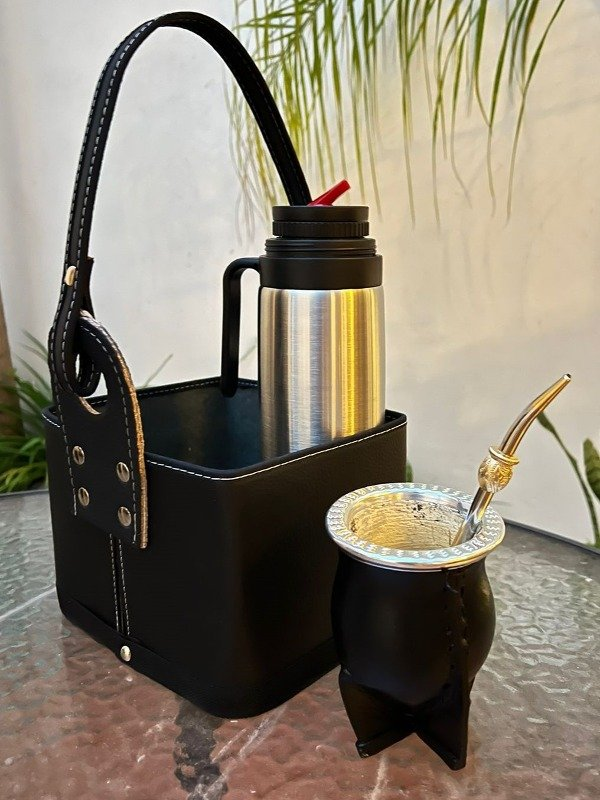 Producto - MATE CAMIONERO + CANASTA + TERMO + BOMBILLA